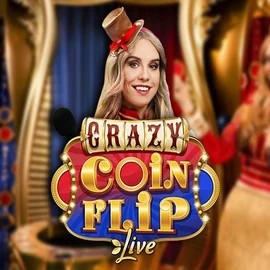 Crazy Coin Flip casino game by Evolution – featured logo at Spinanga Casino