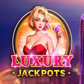 Luxury Jackpots logo by Triple Cherry at Spinanga Casino