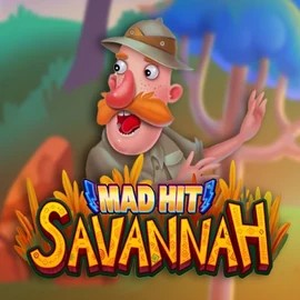 Mad Hit Savannah slot visual from RubyPlay available on spinangas.gr