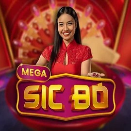 Mega Sic Bo online game logo by Pragmatic Play on spinangas.gr