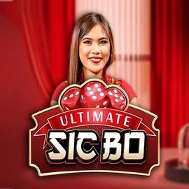 Ultimate Sic Bo slot logo by Ezugi at Spinanga Casino